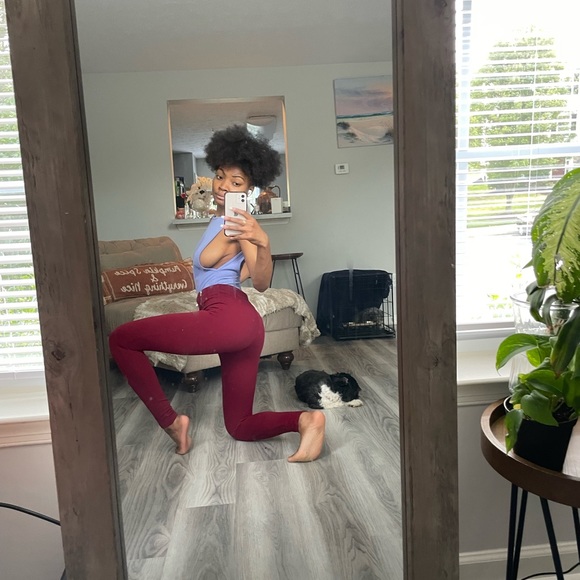 Burgundy Skinny Dress Pants For Any Occasion Double Zipped Extra Comfort - Picture 8 of 16